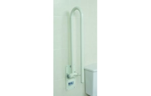 APOIO WC REBATIVEL C/SUPORTE P/ROLO FIDJI 55CM 815058